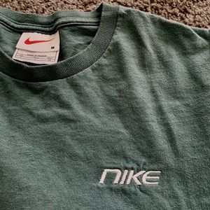 Small pastel turquoise Nike crop top